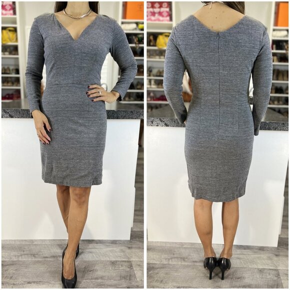 Calvin Klein Collection Dresses & Skirts - Calvin Klein Collection Heather Gray Sheath Dress $299